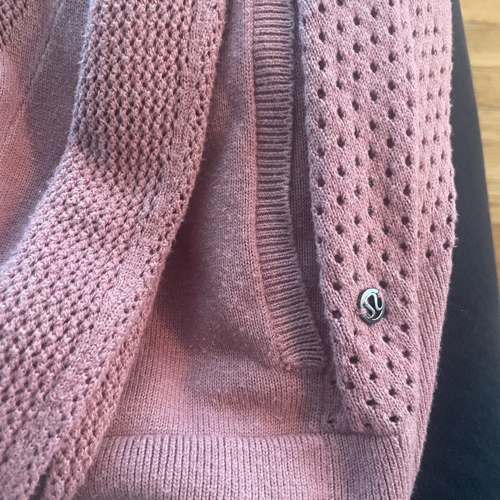 Lululemon Still Move Mauve Cardigan - Picture 3 of 5